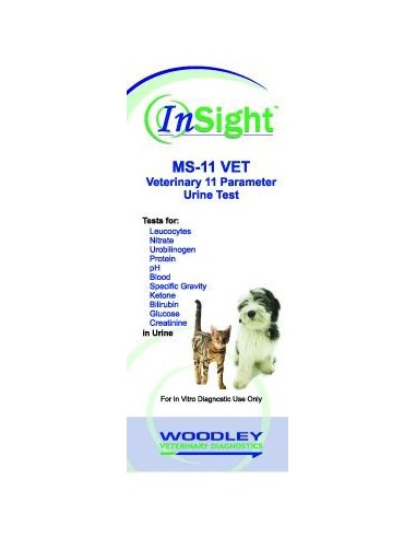 Paski do analizatora moczu InSight MS-11 VET, 50 s