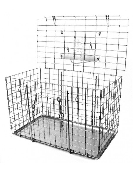 Klatka do transportu zwierząt 301 - 40x23x25cm, górne drzwi