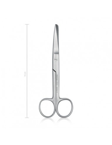 Nożyczki chirurgiczne wygięte 14 cm...