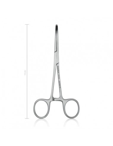 Kleszczyki naczyniowe PEAN 14 cm wygięte