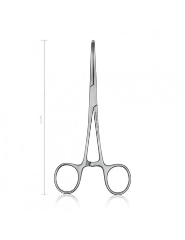 Kleszczyki naczyniowe PEAN 16 cm wygięte