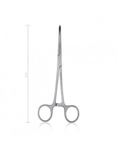 Kleszczyki naczyniowe PEAN 18 cm wygięte