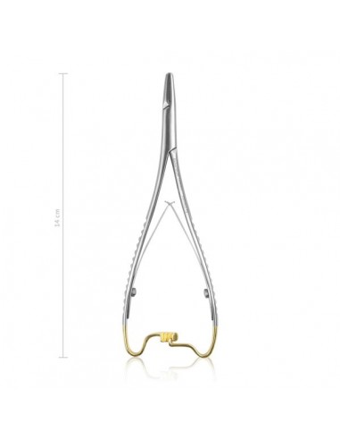 Igłotrzymacz Mathieu 14 cm wolfram ekonomiczny