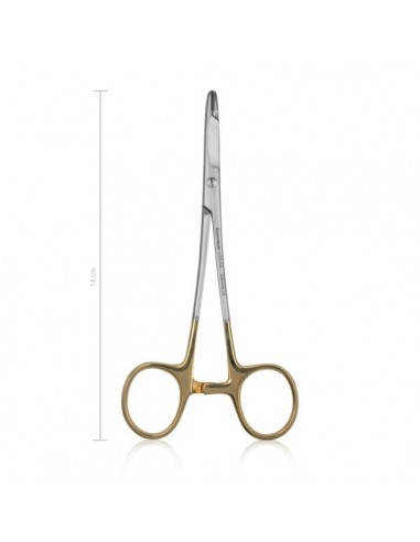 Igłotrzymacz z nożyczkami Olsen-Hegar 14 cm, wolfram ekonomiczny