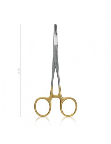 Igłotrzymacz z nożyczkami Olsen-Hegar 14 cm, wolfram