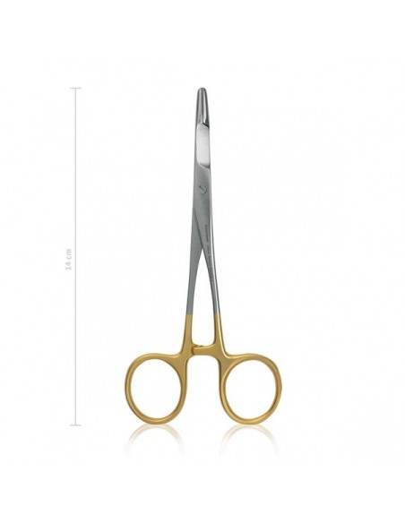 Igłotrzymacz z nożyczkami Olsen-Hegar 14 cm, wolfram