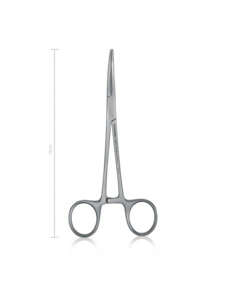 Kleszczyki naczyniowe CRILE 14 cm wygięte