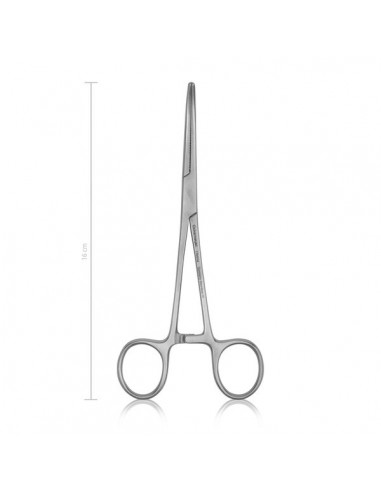 Kleszczyki naczyniowe PEAN 16 cm wygięte