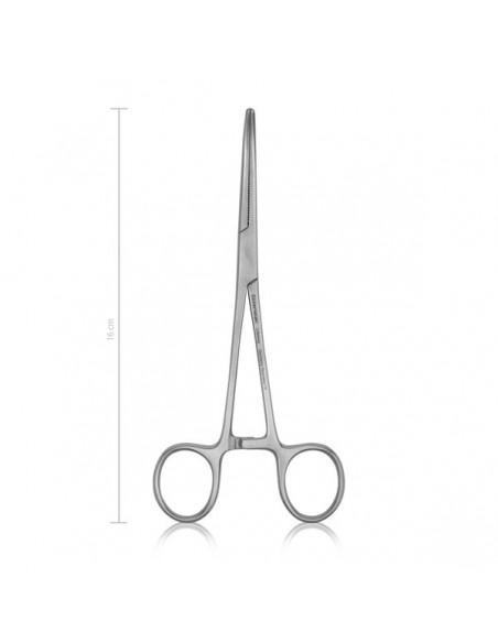 Kleszczyki naczyniowe PEAN 16 cm wygięte