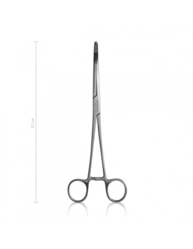 Kleszczyki naczyniowe PEAN 22 cm wygięte