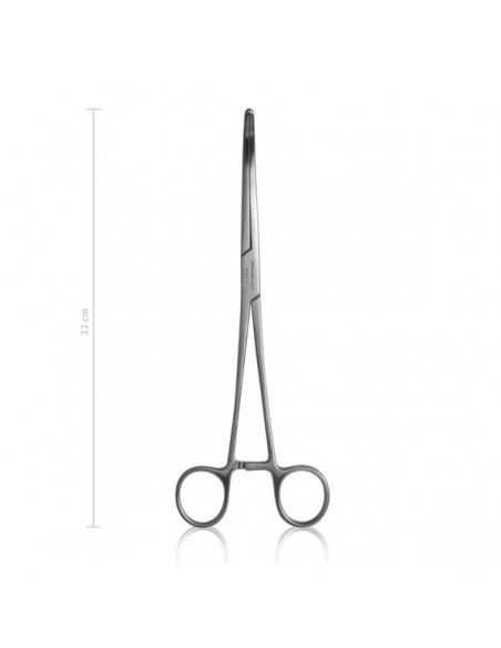 Kleszczyki naczyniowe PEAN 22 cm wygięte