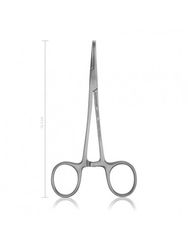 Kleszczyki naczyniowe z ząbkami HALSTEAD-MOSQUITO wygięte 12.5 cm