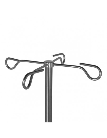 Stojak infuzyjny ze stali nierdzewnej