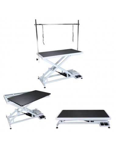 Stół trymerski z podnośnikiem, elektryczny