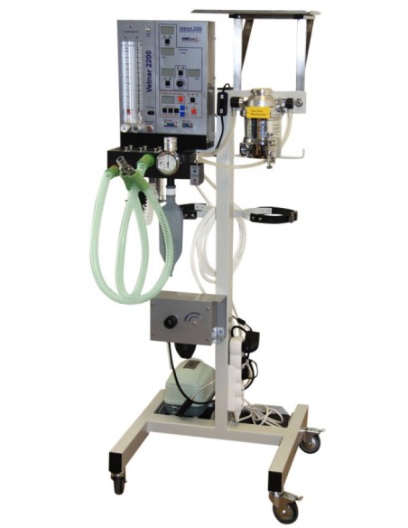 VETNAR 2200 Aparat do anestezji wziewnej z parownikiem, respiratorem i monitoringiem