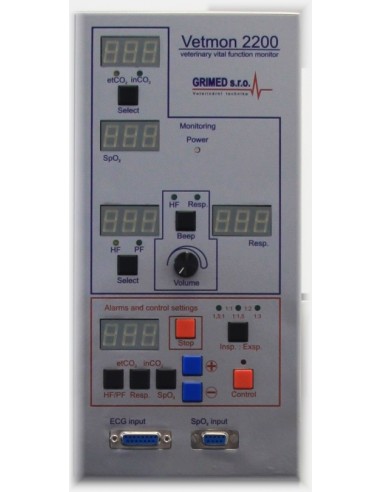 VETNAR 2200 Aparat do anestezji wziewnej z parownikiem, respiratorem i monitoringiem