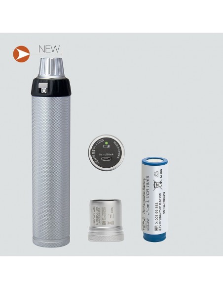 Zestaw Heine otoskop G 100 LED i oftalmoskop BETA 200 LED z ładowarką USB