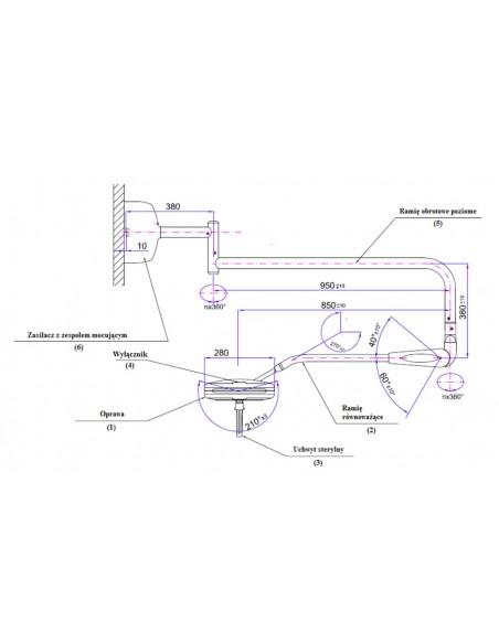 Lampa zabiegowa SOLIS 60