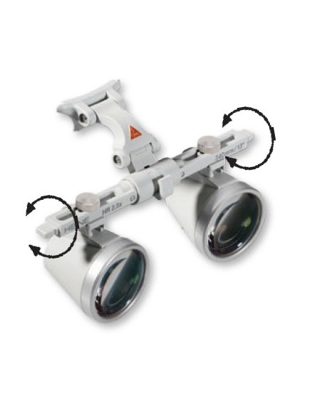 Lupa HR 2.5 x z i-View na ramce okularowej S-FRAME