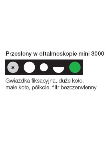 Kieszonkowy ftalmoskop HEINE mini 3000 LED z rękojeścią bateryjną