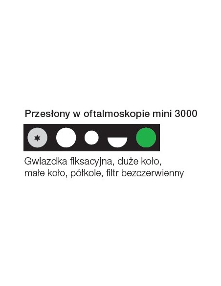 Kieszonkowy ftalmoskop HEINE mini 3000 LED z rękojeścią bateryjną