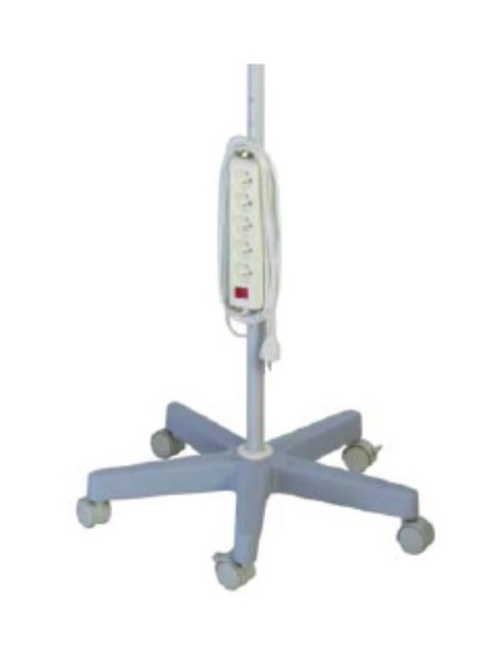 Stojak na kroplówki z listwą zasilającą