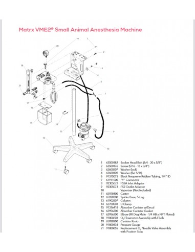 Pojemnik absorbera do aparatu Matrx VME2